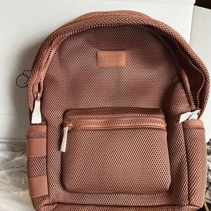 Dagne Dover Large Air Mesh Backpack in Warm Dust color